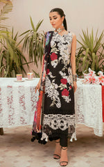 Asifa And Nabeel Ashnaa SS-10 Qaus E Quzah Luxury Lawn 2022