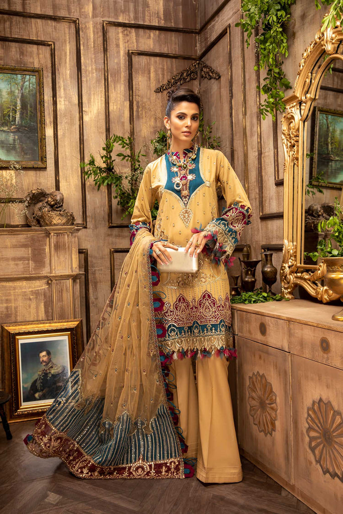 Cream Lawn Suit - Adan Libas - Dorian Eid Edit '23 - 5198-D10