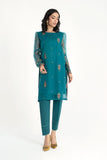 Maria B Shirt Teal blue BETW22W124 Basics Formal