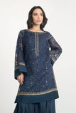 Maria B Shirt Navy Blue BETW22W125 Basics Formal