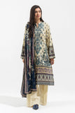 Beechtree Dunmore Cream-Embroidered-2P-Lawn Spring Summer Lawn