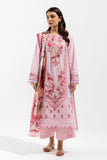Beechtree Blush Chintz-Embroidered-3P-Lawn Spring Summer Lawn