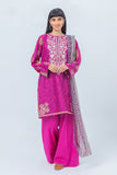 Beechtree Fushia Blush-Embroidered-3P-Cambric Winter Collection
