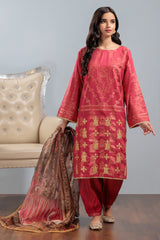 Bonanza Satrangi Pink Jacquard Bu1h223p03 Fesitve Pret