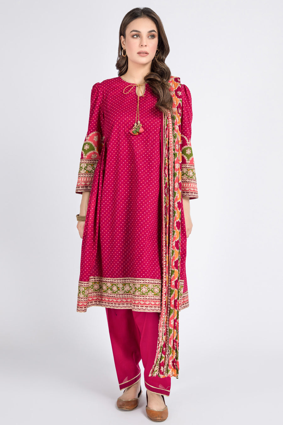 Kayseria C4637 Magenta Eid Lawn 2022