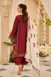 Dhanak DL-0265 Maroon Luxury Pret
 2024