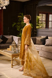 Dhanak DL-0282 Mustard 3pcs Velvet Vol 2