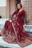 Maria B Maroon CST-708 Sateen Collection