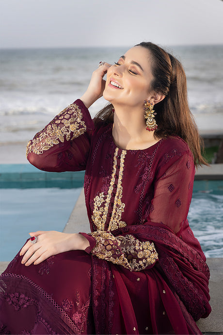 Azure Carnelian Eid Collection Hania Amir Luxe Hand Embellished 3pcs F Sara Clothes Azure Carnelian Eid Collection Hania Amir Luxe Hand Embellished 3pcs F Sara Clothes