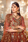 Maria B Maroon BD-2705 Wedding Collection