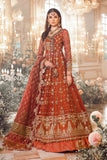 Maria B Maroon BD-2705 Wedding Collection