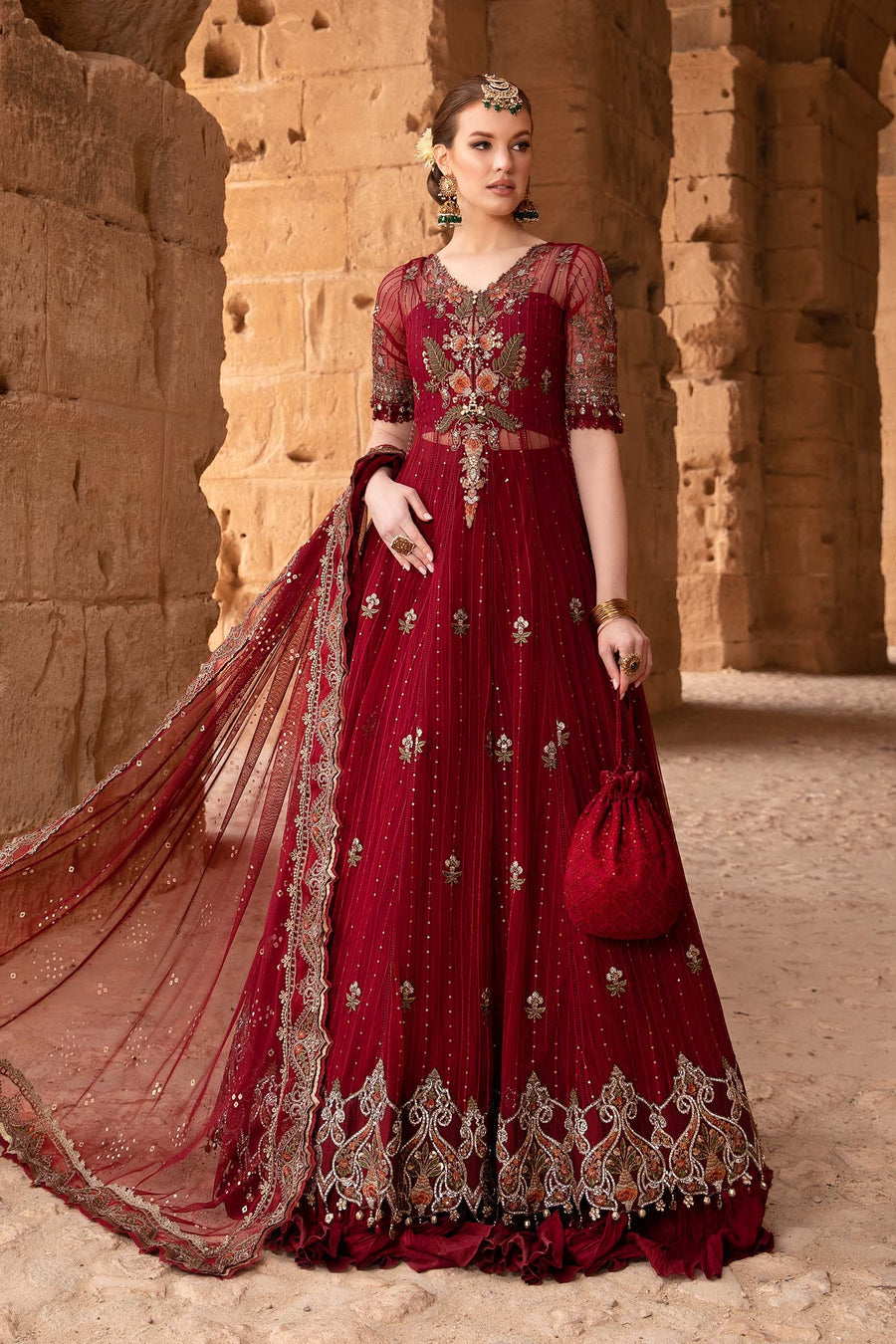 maria b party dress B Party Wear Maria B 2018 Wedding Collection Mehndi Dresses Maria B Wedding Dress 2018 Maria