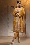 Dhanak DA 1656 Mustard Embroidered Kurta Festive Signature & Luxury Statements