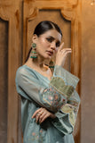 Dhanak DA 1668 Sky Blue Embroidered Kurta Festive Signature & Luxury Statements