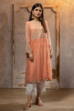 Dhanak DA 1714 Peach Embroidered Kurta Festive Signature & Luxury Statements