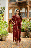 Dhanak DA-1864 Brown Velvet Enchante Vol 1