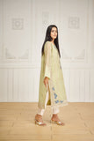 Dhanak DA 2038 Green Embroidered Kurta Eid Edits 2022