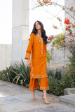 Dhanak DA-2304 Mustard Spring Summer Pret Collection 2024