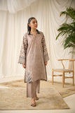 Dhanak DC-2192 Beige 2pcs Printed Kurta With Trouser Monochrome Collection
