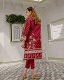 Dhanak DC-2241 Maroon Soie Luxury Silk Tunics