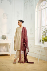 Dhanak DL 0180 Beige 3pcs Eid Edits 2022