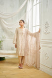 Dhanak DL 0193 Beige 3pcs Eid Edits 2022