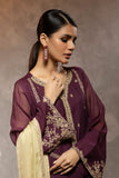 Dhanak Dl-0237 Purple 3pcs Festive Signature & Luxury Statements