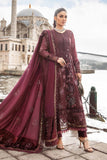 Maria B Aubergine DL-1103 Winter Linen Collection