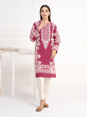 Lime Light Khaddar Shirt-Embroidered Winter Collection