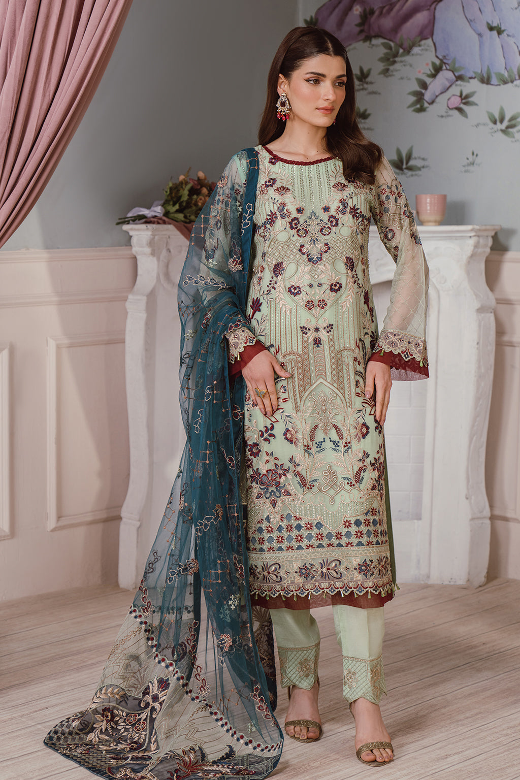 Ramsha F-2507 Chiffon Collection 2024 – Sara Clothes