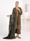 Lime Light 3 Piece Khaddar Suit-Embroidered Winter Collection