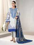 Lime Light 3 Piece Winter Cotton Suit-Embroidered Winter Collection