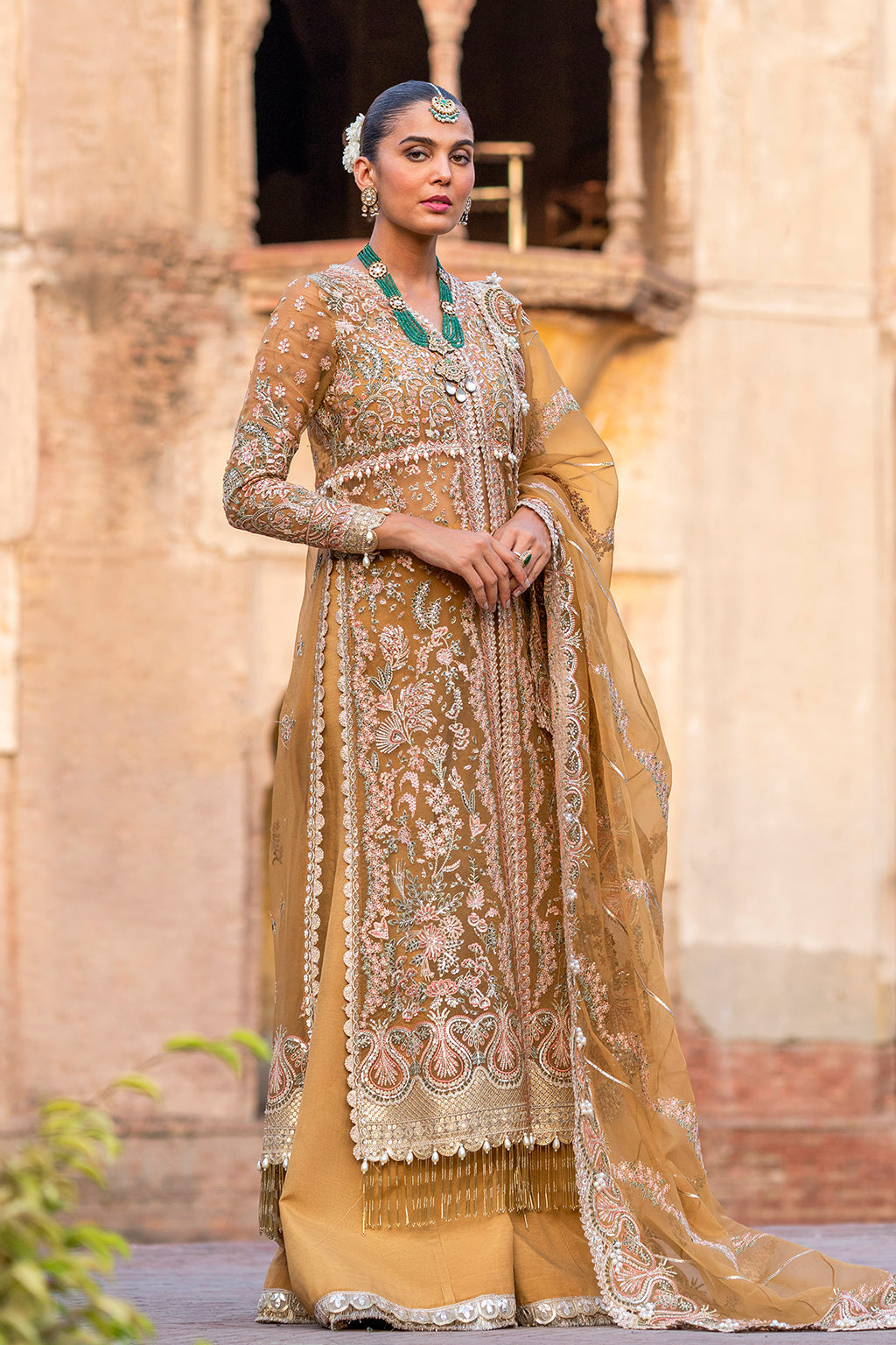 Afrozeh Shafaq Dastangoi Wedding Formals Edition