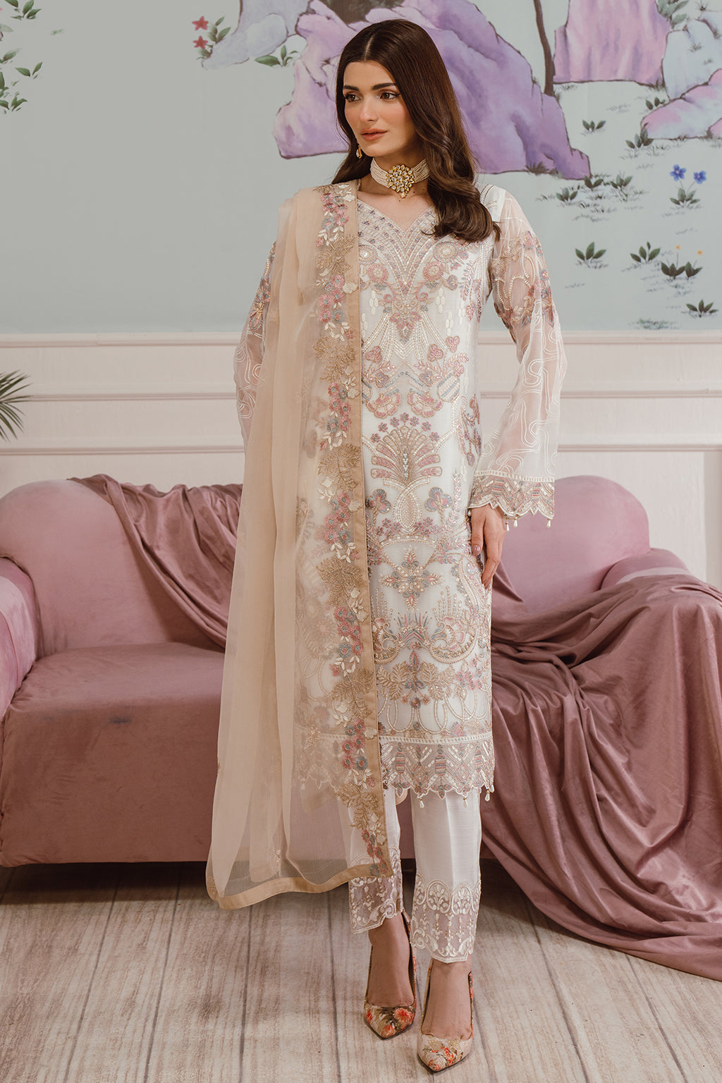 Ramsha F-2508 Chiffon Collection 2024