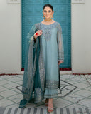 Dhanak DU-3167 Sky Blue Maheer Wedding Festive Collection