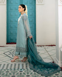 Dhanak DU-3167 Sky Blue Maheer Wedding Festive Collection