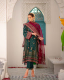 Dhanak DU-3169-Dark Green Maheer Wedding Festive 2024