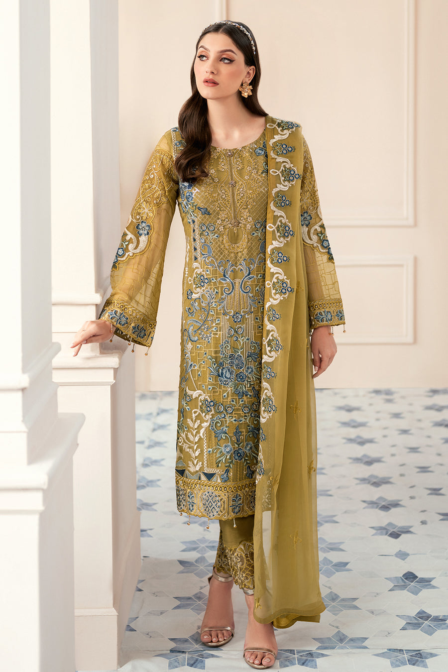 Ramsha D-903 Rangoon Chiffon Collection Vol 9