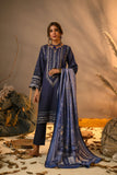Dhanak DU 3112 Navy Blue Khaddar 3pcs Winter Tales