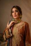 Dhanak DU 3115 Brown Khaddar 3pcs Winter Tales
