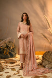 Dhanak DU 3116 Peach Khaddar 3pcs Winter Tales