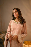 Dhanak DU 3116 Peach Khaddar 3pcs Winter Tales