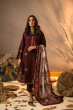 Dhanak DU 3118 Maroon Karandi 3pcs Winter Tales