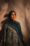 Dhanak DU 3119 Blue Karandi 3pcs Winter Tales