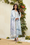 Dhanak DU-3131 Sky Blue Printed Lawn Everyday Basics Lawn Collection