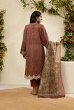 Dhanak DU-3139 Brown Embroidered Lawn Everyday Basics Lawn Collection