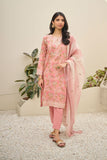 Dhanak DU-3141 Peach Summer Basics Embroidered Lawn