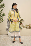 Dhanak DU-3142 Lime Summer Basics Embroidered Lawn