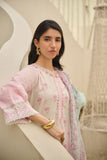 Dhanak DU-3143 Pink Summer Basics Embroidered Lawn