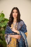Dhanak DU-3148 Mustard Summer Basics Embroidered Lawn